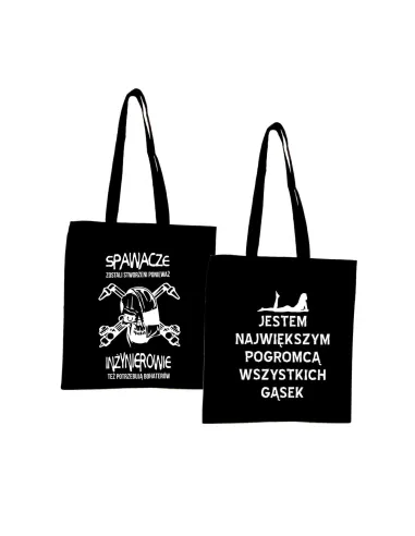 Torba z Nadrukiem Napis Prezent Spawacza Personalizowany