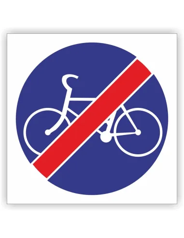 Znak Drogowy 40x40 cm Tablica Informacyjna C13a Koniec