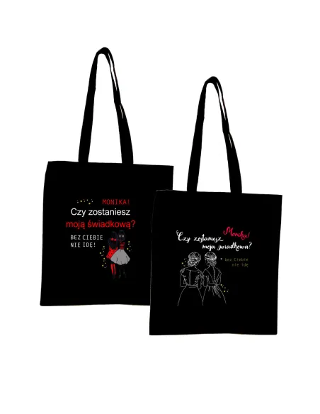Eko Torba Nadrukiem Prezent Świadkowej Ciebie Nie Idę