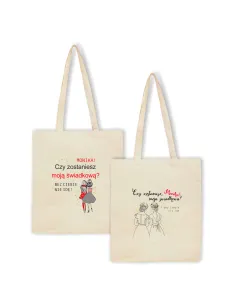 Eko Torba Prośba Świadkowanie Imieniem Prezent Świadkowej