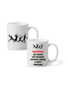 Kubek z Nadrukiem Prezent dla Kibica Siatkówki Sportowca