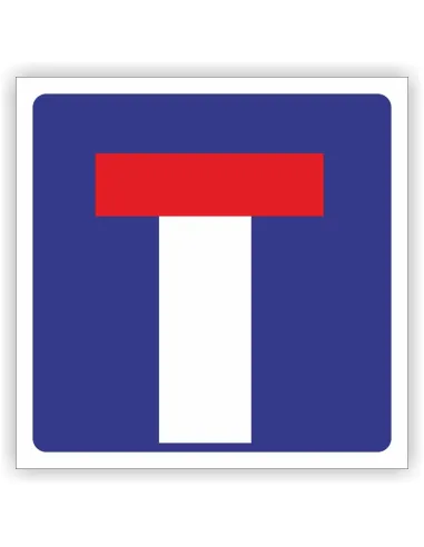 Znak Drogowy Tablica Informacyjna Droga Przejazdu 40x40