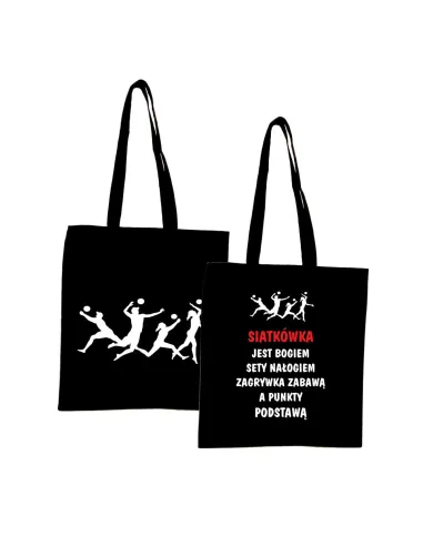 Eko Torba Gadżet Kibica Siatkówki Nadrukiem Prezent Sport