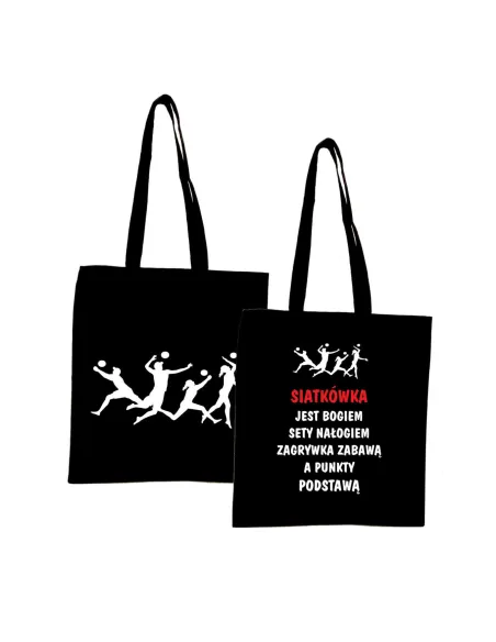 Eko Torba Gadżet Kibica Siatkówki Nadrukiem Prezent Sport