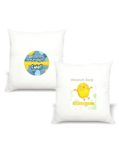 Poduszka z Nadrukiem Prezent Wielkanoc Zajączka Wesołych