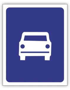 Znak Drogowy – Znak Informacyjny 40x40cm Gotowy Projekt