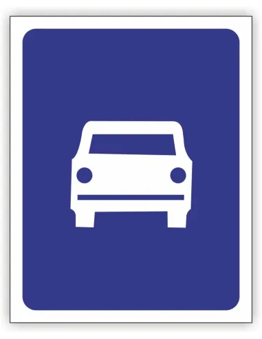 Znak Drogowy – Znak Informacyjny 40x40cm Gotowy Projekt