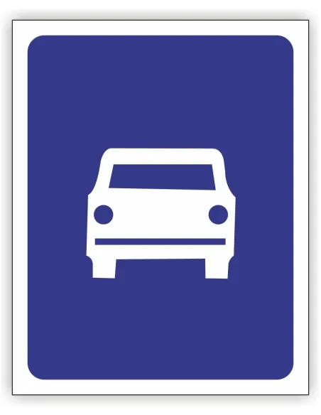 Znak Drogowy – Znak Informacyjny 40x40cm Gotowy Projekt