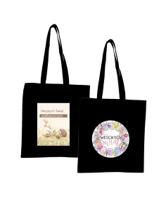 Eko Torba z Nadrukiem Wesołych Świąt Wielkanocnych