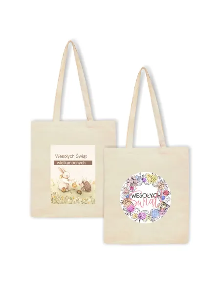 Eko Torba z Nadrukiem Prezent Wielkanoc Personalizowany