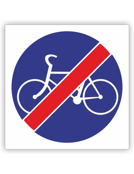 Znak Drogowy 60x60 cm Tablica Informacyjna C13a Koniec