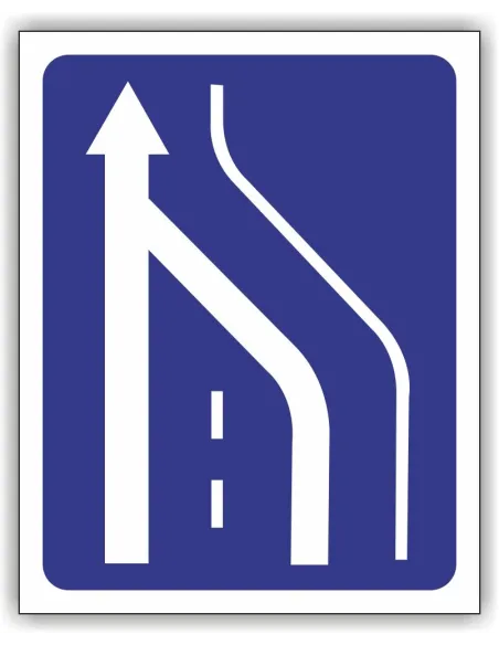 Znak Drogowy 40x40 cm Tablica Informacyjna D14 Koniec