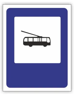 Znak Drogowy Tablica Informacyjna D16 Przystanek 40x40