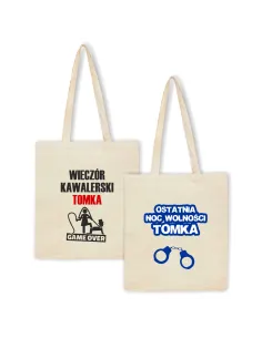 Eko Torba Imieniem Wieczór Kawalerski Prezent z Nadrukiem