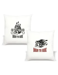 Poduszka z Nadrukiem Motocyklisty Fana Motorów Prezent