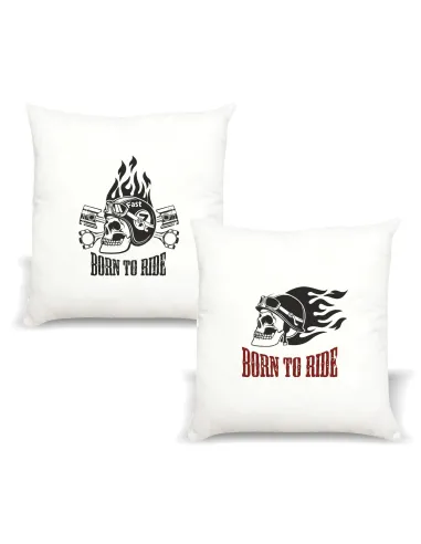 Poduszka z Nadrukiem Motocyklisty Fana Motorów Prezent