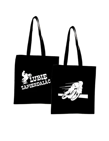 Eko Torba z Nadrukiem Napis Lubię Zapierdalać dla Klubu