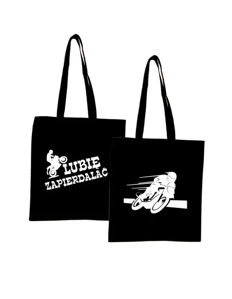 Eko Torba z Nadrukiem Napis Lubię Zapierdalać dla Klubu