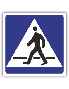 Znak Drogowy 60x60 cm – Tablica Informacyjna d6 Przejście