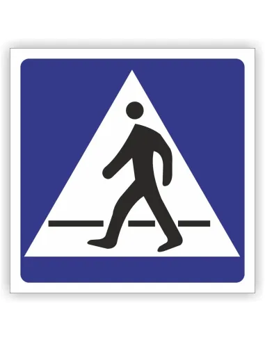 Znak Drogowy 60x60 cm – Tablica Informacyjna d6 Przejście