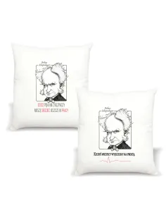 Poduszka z Nadrukiem Prezent Arthur Schopenhauer na Prezent