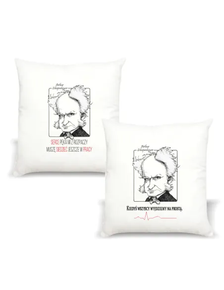Poduszka z Nadrukiem Prezent Arthur Schopenhauer na Prezent