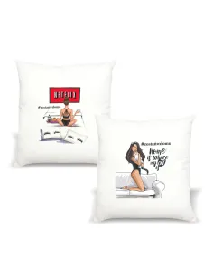 Poduszka z Nadrukiem Prezent Zostań Domu Netflix na Prezent