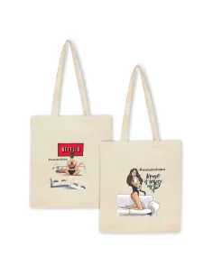 Eko Torba Nadrukiem Home Is Where My Cat Personalizowany