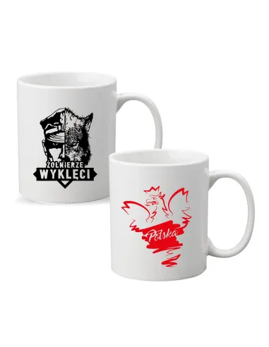 Kubek z Nadrukiem Personalizowany Napis Żołnierze Wyklęci