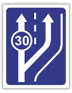 Znak Drogowy 60x60 cm Tablica Informacyjna D13 Początek