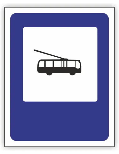 Znak Drogowy Tablica Informacyjna D16 Przystanek 60x60