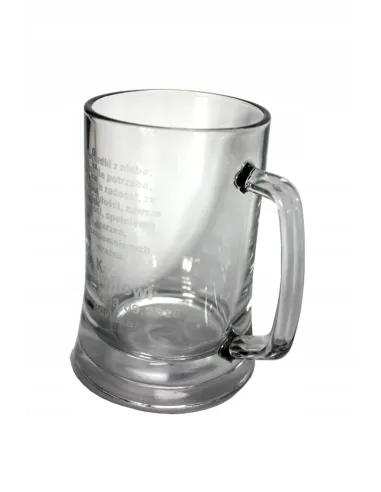 Szklanka z Grawerem Trwałość Elegancka logo Firmy Fajny