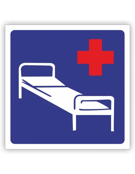 Znak Drogowy 60x60 cm Tablica Informacyjna D21 Szpital