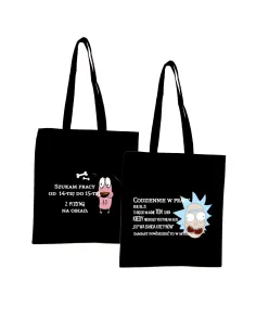 Eko Torba Nadrukiem Napis Prezent Szukam Pracy z Nadrukiem