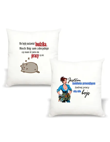 Poduszka z Nadrukiem Personalizowany Jestem Kobieta