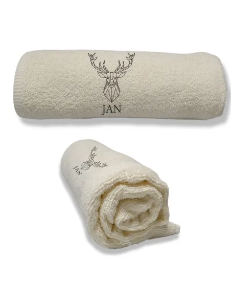Ręcznik z Haftem Personalizowany Ręcznik Haftem Napisem