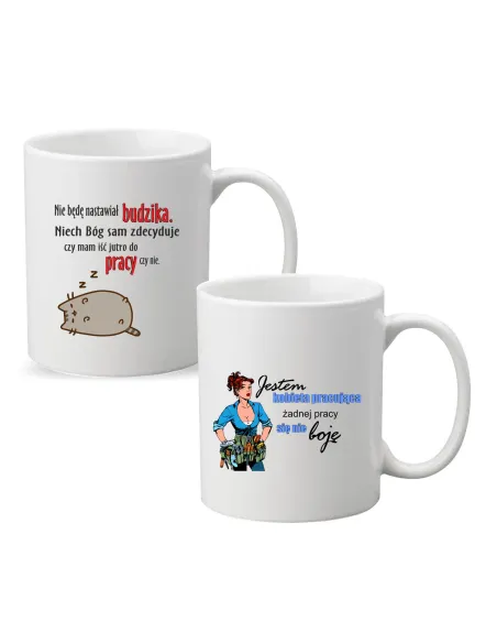 Kubek z Nadrukiem Personalizowany Jestem Kobieta Pracująca