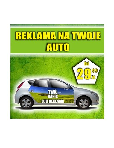 Naklejka na Samochód – Na Auto Folia Reklamowa Firmowe