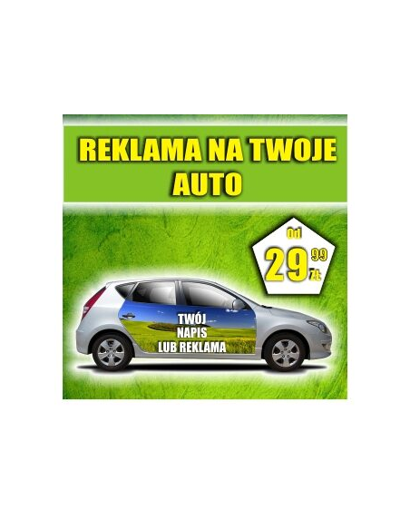 Naklejka na Samochód – Na Auto Folia Reklamowa Firmowe