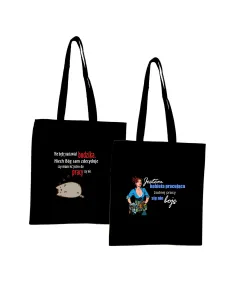 Eko Torba Nadrukiem Nie Będę Nastawiał Budzika z Nadrukiem