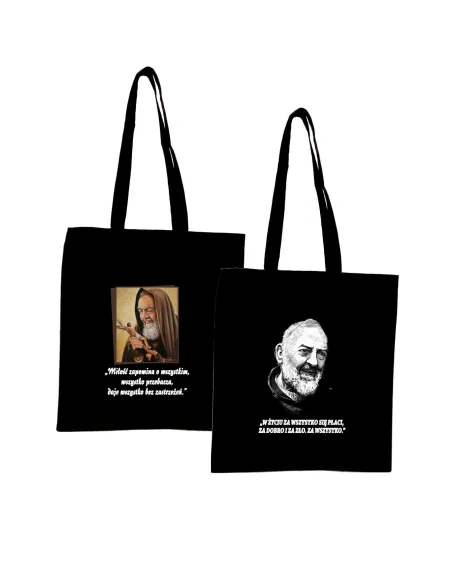 Eko Torba z Nadrukiem Napisem Religijnym Personalizowany