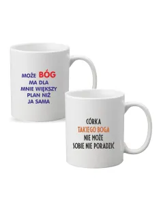 Kubek z Nadrukiem Napis Prezent dla Córki Personalizowany