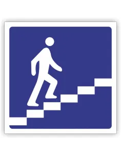 Znak Drogowy 40x40 cm Tablica Informacyjna D36 Przejście