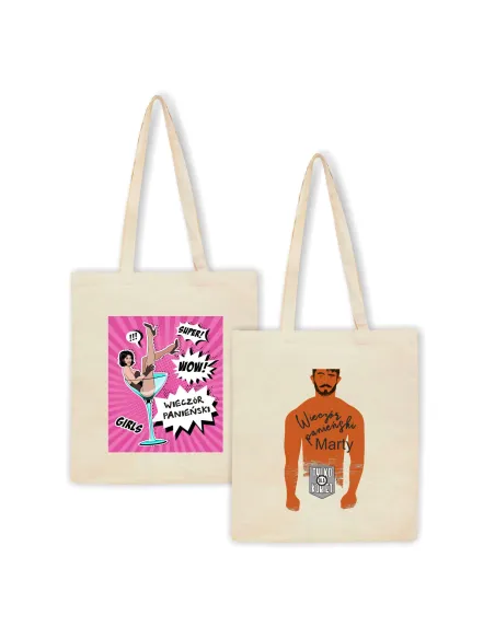 Eko Torba z Imieniem Prezent Wieczór Panieński z Nadrukiem