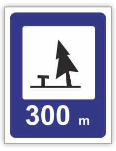 Znak Drogowy 60x60 cm Tablica Informacyjna D32 Pole