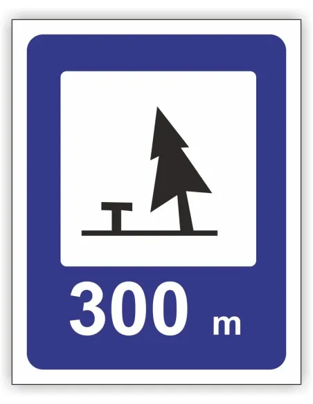 Znak Drogowy 60x60 cm Tablica Informacyjna D32 Pole