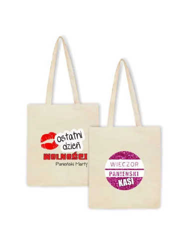 Eko Torba Nadrukiem Ostatni Dzień Wolności Personalizowany