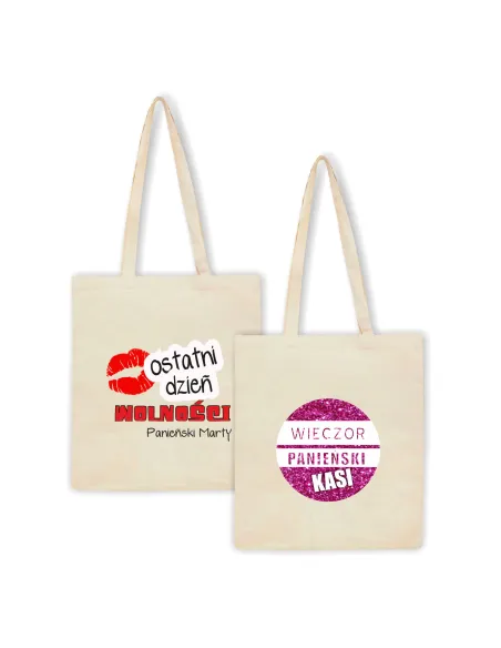 Eko Torba Nadrukiem Ostatni Dzień Wolności Personalizowany