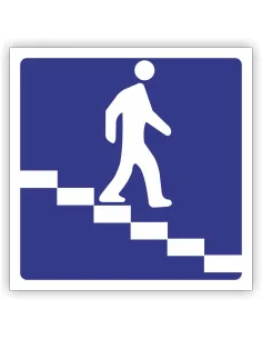 Znak Drogowy 60x60 cm Tablica Informacyjna D35 Przejście