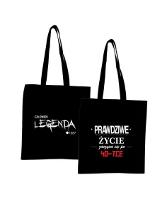 Eko Torba Nadrukiem Prezent 40 Urodziny Personalizowany
